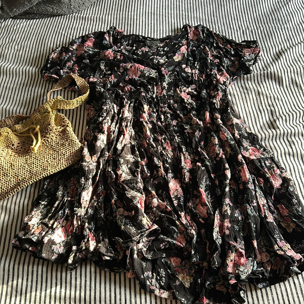 Size L vintage baby doll dress